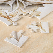 水彩ヴィンテージモザイクタイル。フローラアズレジョ ジグソーパズル (側面)