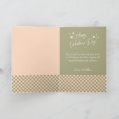 水彩ヴィンテージ市場カートバレンタインカード シーズンカード (内部)