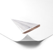 水彩ヴィンテージ帆船プリント ポスター (角)