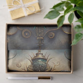 水彩ヴィンテージ海事結腸スカルsneak 薄葉紙 (ギフト)