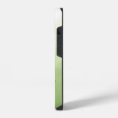 水彩ヴィンテージ牡丹ガーデンフラワーアート iPhoneケース (左側面)