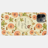 水彩ヴィンテージ秋パターン Case-Mate iPhoneケース (裏面(横))