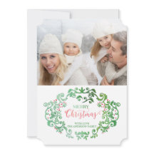 水彩ヴィンテージ華やかなクリスマスコレクション