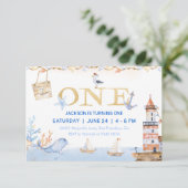 水彩一航海の誕生日 招待状 (スタンド正面)