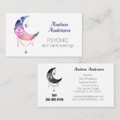 水彩三日月三番目の目 名刺 (正面/裏面)