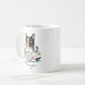 水彩三毛猫 コーヒーマグカップ (正面左)