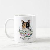 水彩三毛猫 コーヒーマグカップ (左)