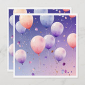 水彩不思議の国 サンキューカード (正面/裏面)