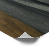 水彩不気味アンティークピエロ女ビクトリアン性 ポスター (角)