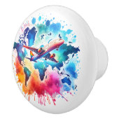 水彩世界を旅しようデザイン セラミックノブ (右)