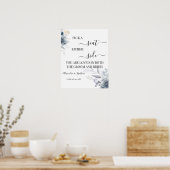 水彩両側のサインを選結婚択 ポスター (キッチン)