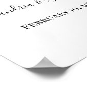 水彩両側のサインを選結婚択 ポスター (角)