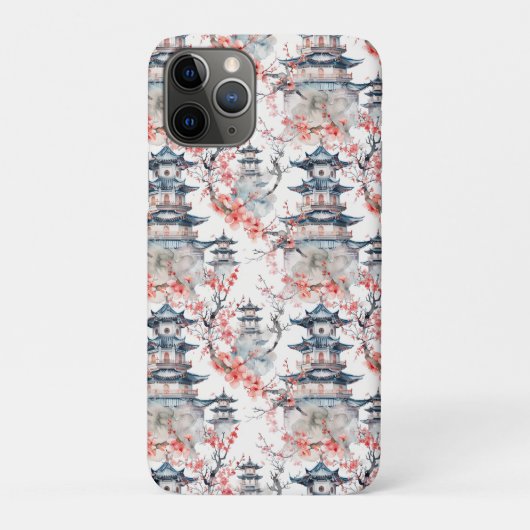 水彩中国の塔(さくらんぼ) Case-Mate iPhoneケース (裏)