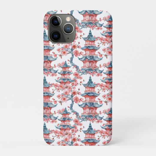 水彩中国の塔(さくらんぼ) Case-Mate iPhoneケース (裏)
