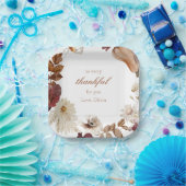 水彩中性カボチャ素朴秋パーティープレート ペーパープレート (パーティー)