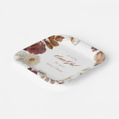 水彩中性カボチャ素朴秋パーティープレート ペーパープレート (傾斜あり)