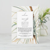 水彩中性ボホの結婚旅程 プログラム (スタンド正面)