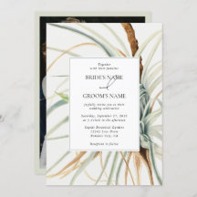 水彩中性ボホ植物写真結婚ズ