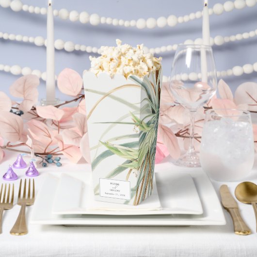 水彩中性素朴ボホボタニカル結婚ズ フェイバーボックス (ウェディング)