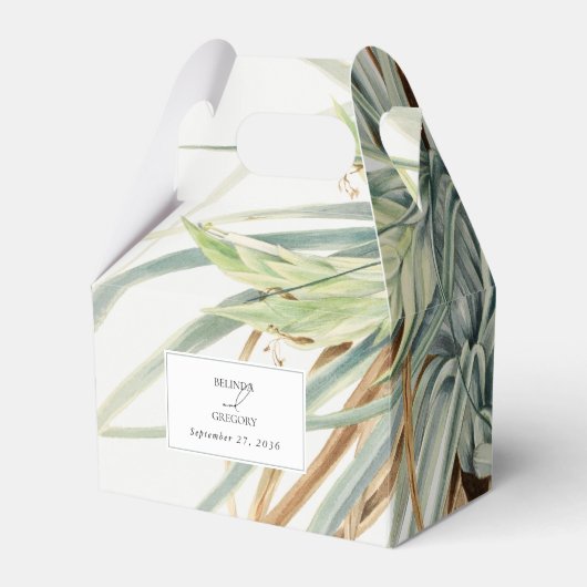 水彩中性素朴ボホボタニカル結婚ズ フェイバーボックス (正面サイド)