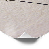 水彩乾燥した花 ポスター (コーナー)