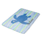 水彩亀しぼりストライプの バスマット (アングル)