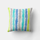 水彩亀しぼりリバーシブルストライプシーウミガメ クッション (裏面)