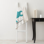 水彩亀しぼり波 シェルパブランケット (インサイチュ)