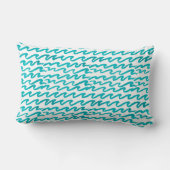 水彩亀しぼり波 ランバークッション (裏面)