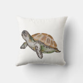 水彩亀救自然 クッション (裏面)