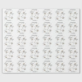 水彩亀救自然 ラッピングペーパー (フラット)