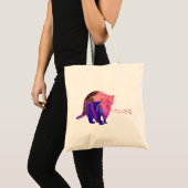 水彩二重露出ポカホンタス トートバッグ (正面(商品))