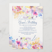 水彩交響曲の招待状 招待状 (正面/裏面)