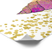 水彩人魚の誕生日パーティーへようこそ ポスター (角)