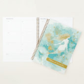 水彩人魚パーソナルスパイラルプランナー プランナー手帳 (ディスプレー)