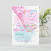 水彩人魚女孩的招待状 招待状 (スタンド正面)