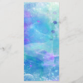 水彩人魚尾巴生日派對定制 メニュー (裏面)