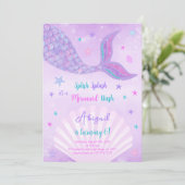 水彩人魚招待状 招待状 (スタンド正面)