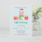 水彩人魚聖誕禮物交換派對 招待状 (スタンド正面)