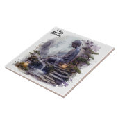 水彩仏像の降伏セラミックタイル タイル (側面)