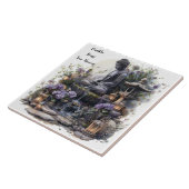 水彩仏像インナー調和セラミックタイル タイル (側面)