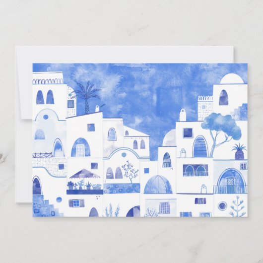 水彩住宅の住所の変更 案内状 (裏面)