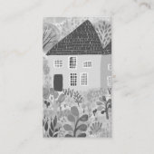 水彩住宅の清掃用集材園QRコード 名刺 (正面)