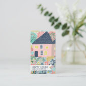 水彩住宅の清掃用集材園QRコード 名刺 (スタンド正面)