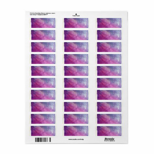 水彩住所 シール (フルシート)