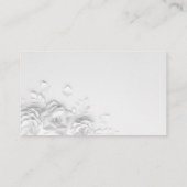 水彩何枚のキスブライダルシャワー プレイスカード (裏面)