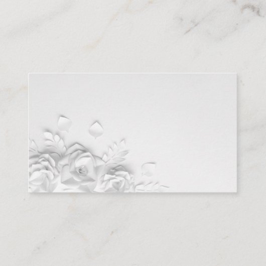 水彩何枚のキスブライダルシャワー プレイスカード (裏面)