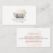 水彩作家ブロガータイプライター 名刺 (正面/裏面)