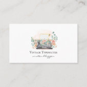 水彩作家ブロガータイプライター 名刺 (正面)