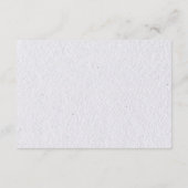 水彩保保フローラと植物学結婚の エンクロージャーカード (裏面)